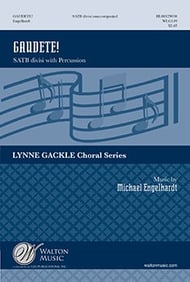 Gaudete! SATB choral sheet music cover Thumbnail
